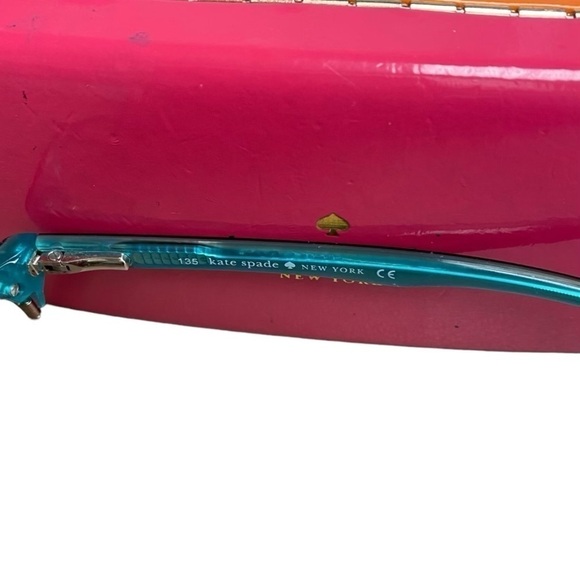 Kate Spade Ivonne 0JEY Frames Turquoise Eye Glasses And Comes‎ With Pink Case - Picture 6 of 12